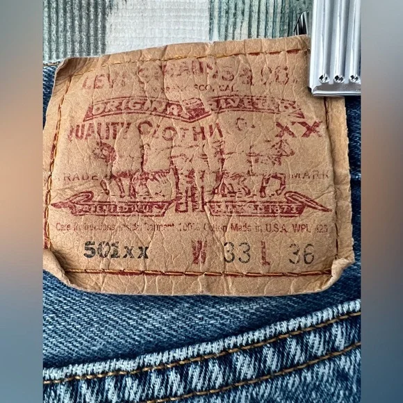 Levi’s 501xx- 1995 Vintage Levi’s - 33x36 - Picture 3 of 14